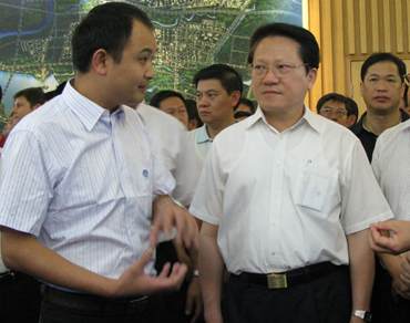 原广东省人大常委会副主任、党组副书记张广宁率团调研米特拉空气能企业